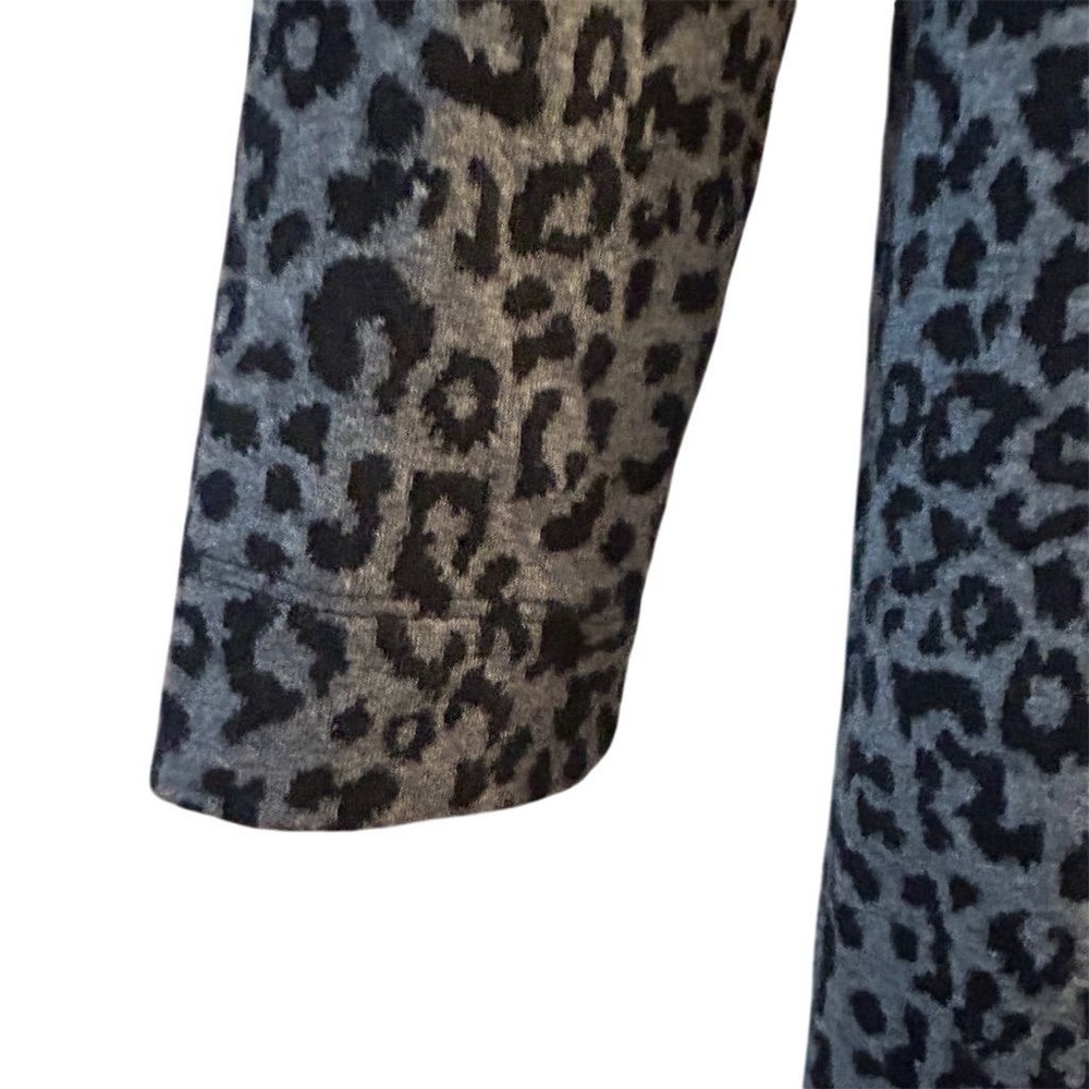 Loft Leopard Print Button Shoulder Shift Dress Wo… - image 7